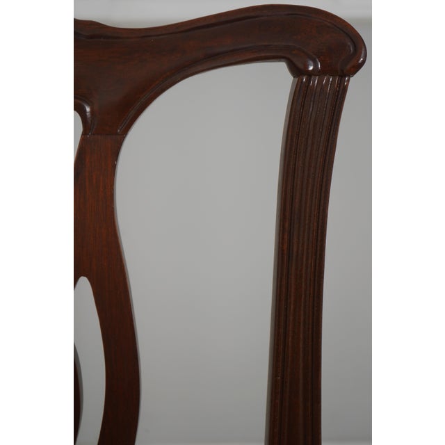 Set of 8 Hickory Chair Mahogany Dining Chairs For Sale - Image 13 of 18