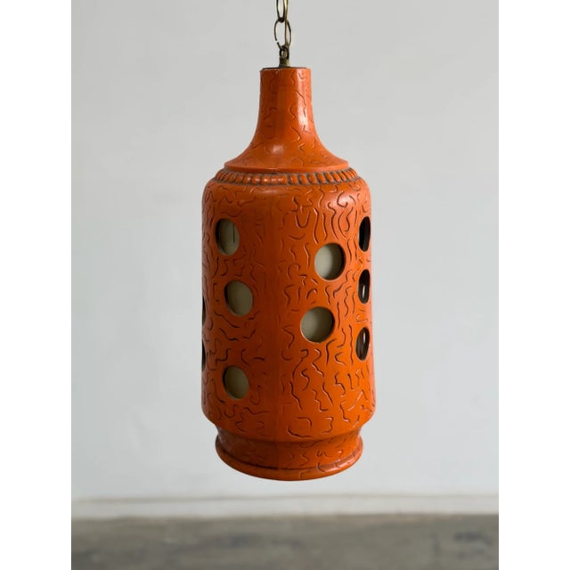 1970s The Terra Pendant Swag Lamp For Sale - Image 4 of 14