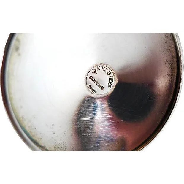 Sheffield Vintage Silver & Glass Wine Serving Set of 4 For Sale - Image 4 of 7