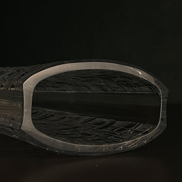 Crystal Vase by Kristall Krisla, Italy, 1960s For Sale - Image 6 of 16