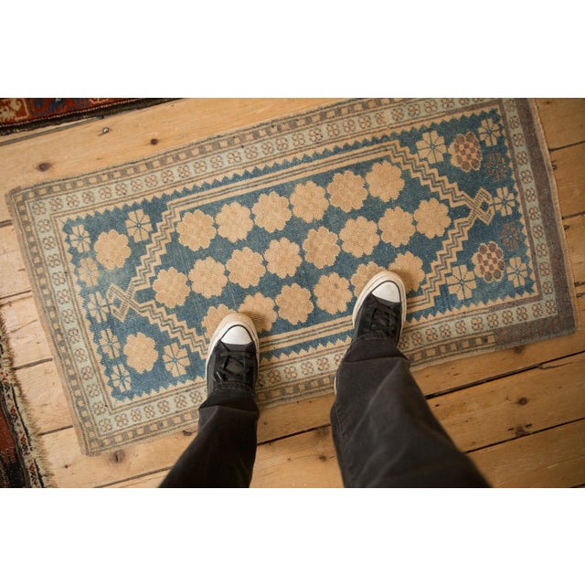 :: Triple columns of floral blossoms arranged in rows with stepped field lozenge-shaped overlay wrapped by a repeating...