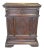 Antique Italian Tuscan Walnut Single Door Cabinet For Sale