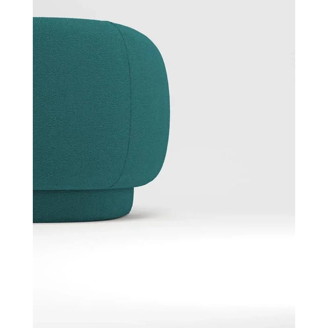 Contemporary Hug Sofa in Ocean Blue by Ferrianisbolgi For Sale - Image 3 of 5