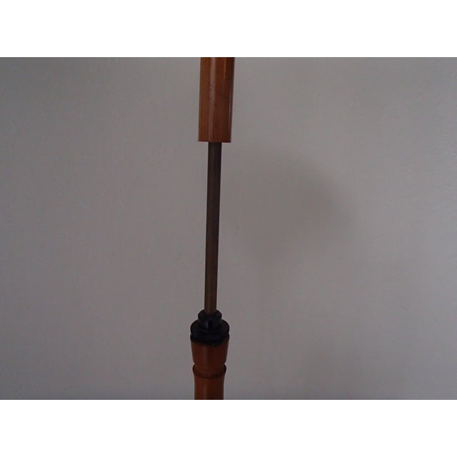 Vintage Floor Lamp with Glass Shade, 1930s For Sale - Image 9 of 15