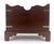 Late 20th Century Large Chippendale Campaign Style Mahogany Brass Magazine Rack c1970s MINT For Sale - Image 5 of 14