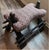 Brown Custom Upholstered Vintage Camel Saddle Stools For Sale - Image 8 of 12