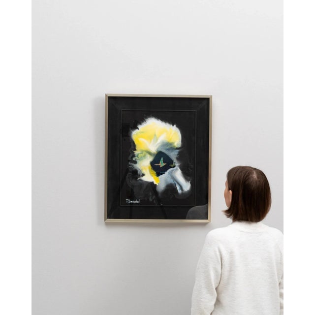 Mid 20th Century 20th Century Belgian Artwork With Metal Frame By Rene Berdal For Sale - Image 5 of 10