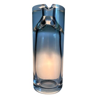 Postmodern Single Flower Glass Vase with Inserted Bottle Shape and Pour Spout, Germany, 1970s For Sale