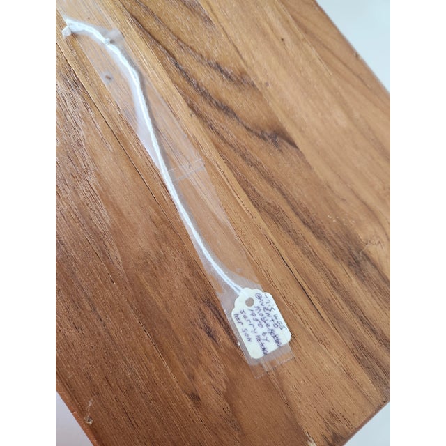 1950s 1950s Siam Bronze and Wood Dessert Flatware Set- 21 Pieces For Sale - Image 5 of 5