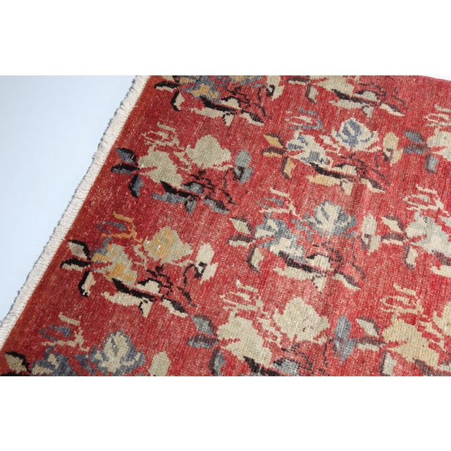 Vintage Anatolian Tribal Rug – Red Ground With Symbolic Motifs For Sale - Image 13 of 15