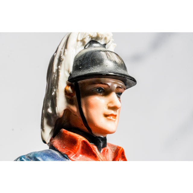 Americana Vintage Virginia Light Dragoons 1776 Porcelain Soldier Figurine Statue American Revolution History Militaria Unform For Sale - Image 14 of 16