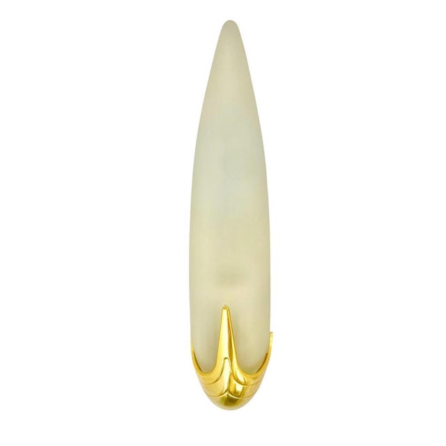 Hollywood Regency Smoked Glass and Gilt Gold Metal Wall Lights by Idearte, Spain, 1980, Set of 2 For Sale - Image 3 of 8
