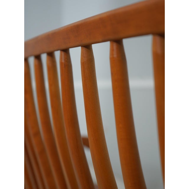 Windsor Style Hand Crafted Long Bench Settee For Sale - Image 17 of 18