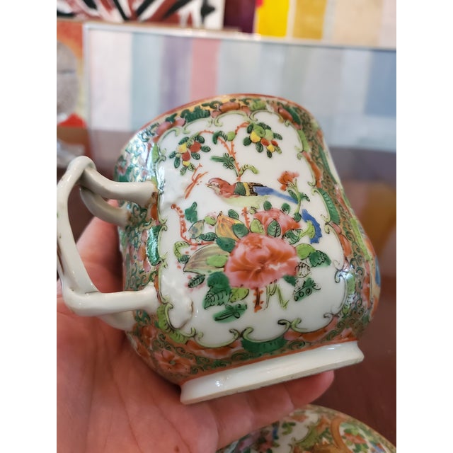 Antique Mid 19th Century Chinese Porcelain Covered Jar For Sale - Image 4 of 11