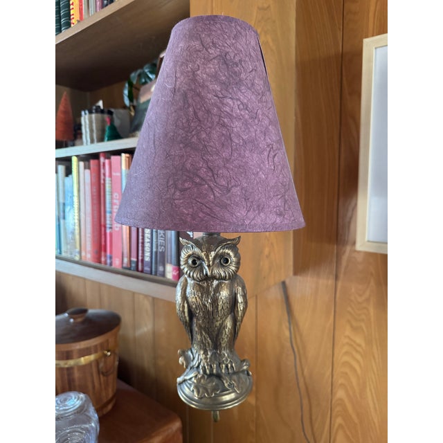 1960s Owl Sconce in Brass by Loevsky & Loevsky, Circa 1960s For Sale - Image 5 of 12
