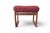 Bennett Co. G Plan Attributed Quadrille Ottoman + Vanity Stool in Afromosia, 1964 For Sale - Image 4 of 5