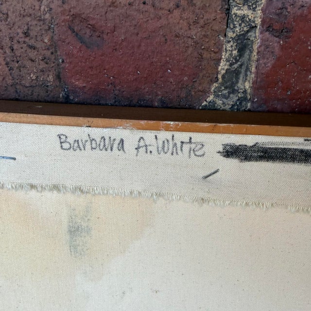 White Barbra White Abstract Figural Painting Painting For Sale - Image 8 of 10