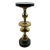 John Richard Modern Black Marble and Brass Martini Table For Sale