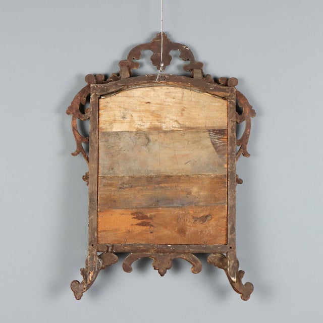 Carved and Gilded Wood Mirror, Italy, 19th Century For Sale - Image 10 of 11