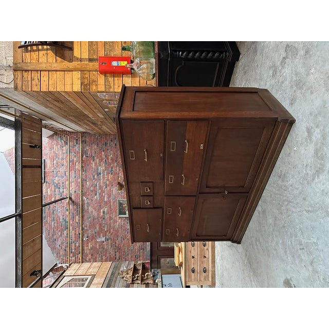 Meuble de métier en chêne For Sale - Image 3 of 16