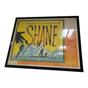 1950s Shane Framed Movie Poster