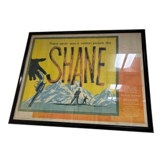 Shane Framed Movie Poster For Sale
