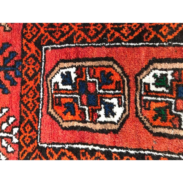 Textile Small Afghan Baluch Rug For Sale - Image 7 of 10