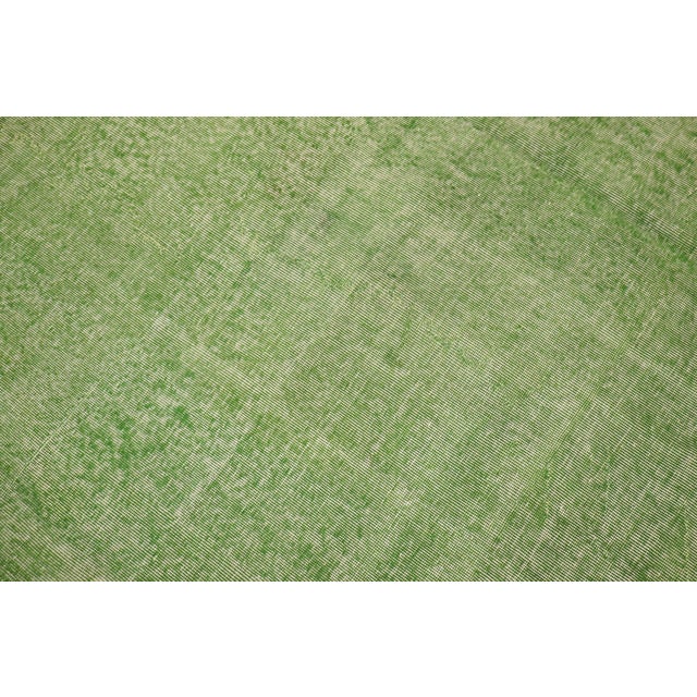 Textile Green Overdye Rug rug no.j3261 For Sale - Image 7 of 7