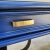1970s Mid-Century Writing Desk Painted Sapphire Blue & Black For Sale - Image 9 of 13
