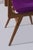 Mid-Century Modern Mid-Century Modern Italian Chairs in Purple Velvet, 1960, Set of 6 For Sale - Image 3 of 13