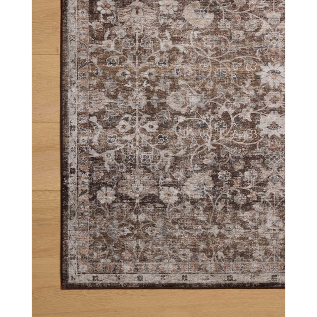 Loloi Rugs Amber Lewis x Loloi Josie Earth / Natural 2'-6" x 12'-0" Machine Washable Runner Rug For Sale - Image 4 of 5