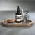 Banyan Mango Wood with Rattan Inlay Oval Tray, Medium For Sale - Image 4 of 7