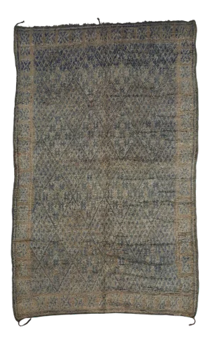 Vintage Berber Beni M'Guild Moroccan Rug - 06'06 X 10'00