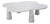 White Carrara Marble Eros Quadrifoglio Coffee Table by Angelo Mangiarotti for Skipper, 1990s For Sale