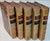 French Circa 1818 Antiquarian French Leather Books- Set of 5 For Sale - Image 3 of 12