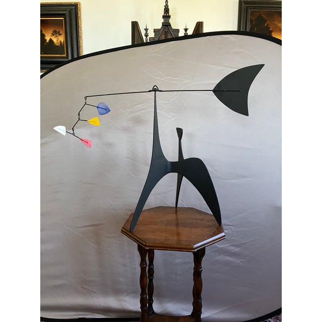 1990s Mid-Century Modern Sculpture (Mobile/Stabile) Table Top Maquette For Sale - Image 4 of 4