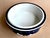 Navy Blue Vintage Anemone Blue by Arabia of Finland Serving Bowl Designed by Ulla Procopé For Sale - Image 8 of 12