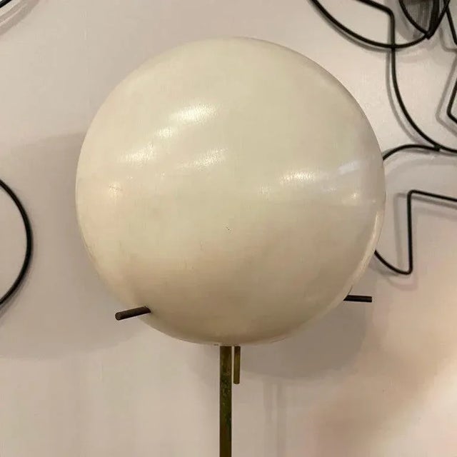 1970s Paul Mayen for Habitat Travertine Lollipop Table Lamp For Sale - Image 9 of 12