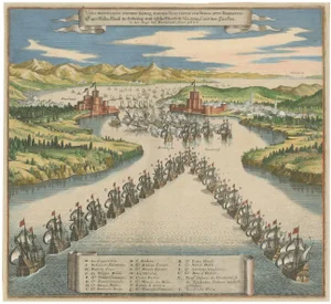 Venetian Fleet vs. Ottoman Turks, 1656, Paper