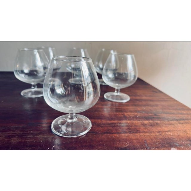 1970s 1970s A Set of Six Rémy Martin Cognac Glasses For Sale - Image 5 of 5