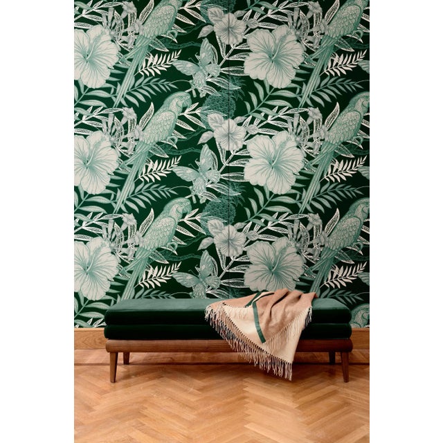 This decorative fabric comes in the form of boiserie over a wooden honeycomb panel measuring 135 cm by 200 cm tall. The...