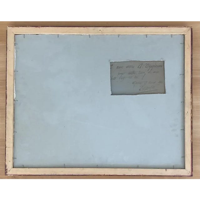 Eugène Louis Martin, Paysage, 1910, Watercolor on Paper, Framed For Sale - Image 9 of 10