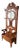 Wood Carved Hall Tree Antique Bench Seat Hang Coats Mirror Seat For Sale