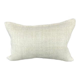 16 x 24 Hemp Pillow Turkish Cushion Natural White Pillow Cushion Cover For Sale