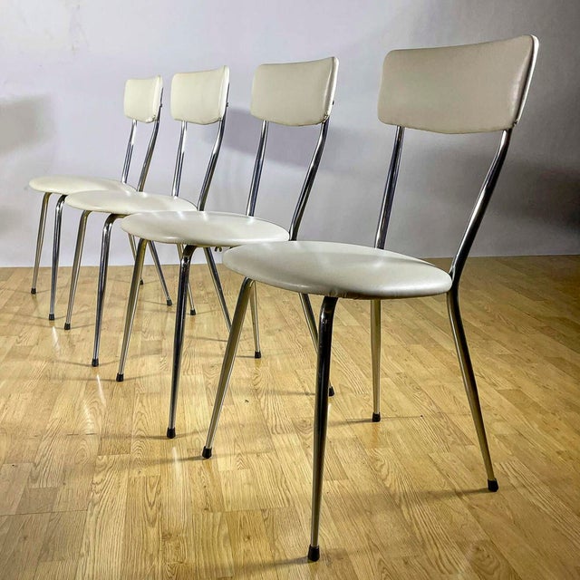 Mid-Century Style Dining Chairs, Set of 4 For Sale - Image 17 of 18