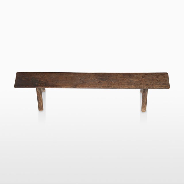 Rustic 19th Century Rustic Chinese Bench For Sale - Image 3 of 5