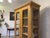 Farmers Showcase Cabinet in Natural Wood For Sale - Image 9 of 15