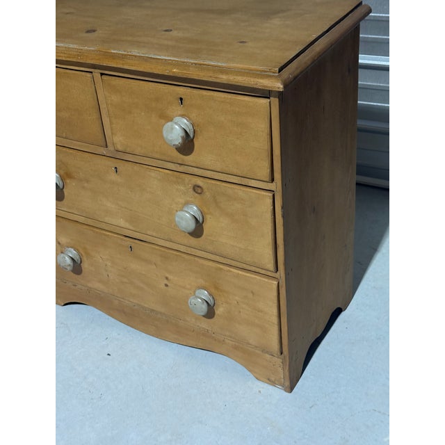 Antique Pine Two Over Two Drawers - Chest of Drawers From England For Sale - Image 6 of 18