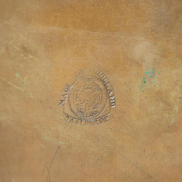 Metal Dutch Art Deco Style Box in Copper, 1920s For Sale - Image 7 of 8