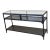 Crate & Barrel Ventana Iron + Glass Console For Sale